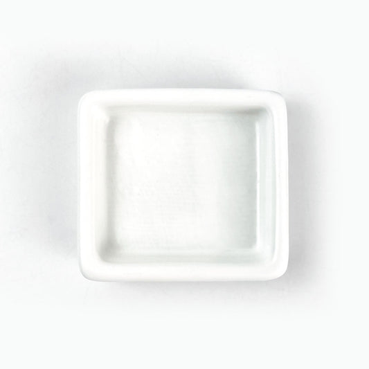 SQ. Chinmi Dish White (2.25" x 2.5") image 1