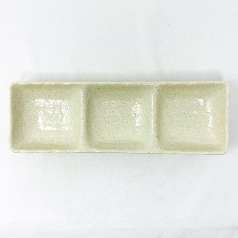 3DIV. Condiment Dish White  (10.25"D) image 4