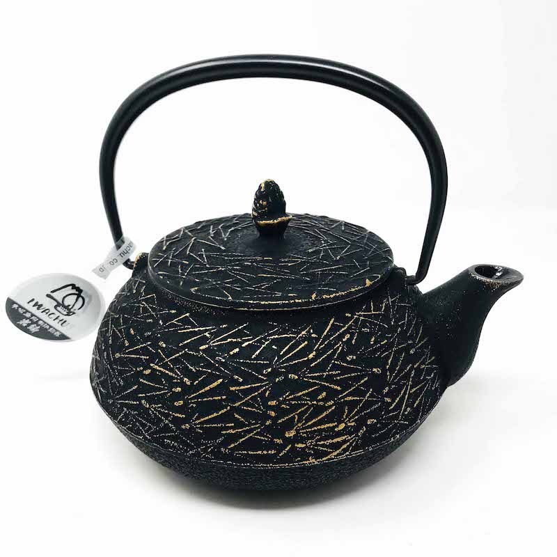 Iwachu Cast Iron Tea Pot Black Pine Needle image 2