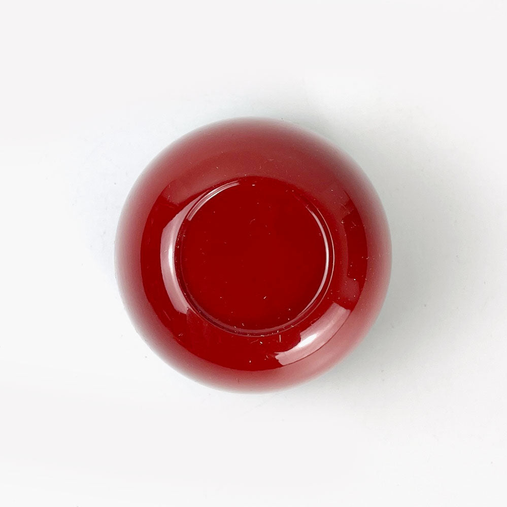 Natsume Tea Caddie Red Umemura (2.5"D) image 2