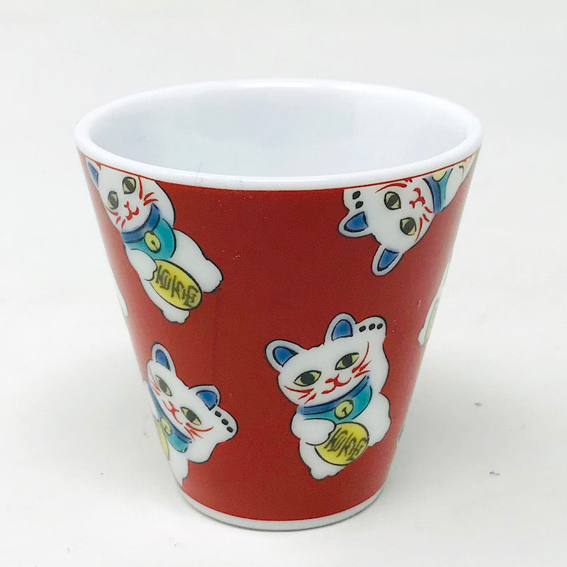 Kutani Sake Cup Lucky Cat (1.5 fl.oz) image 0