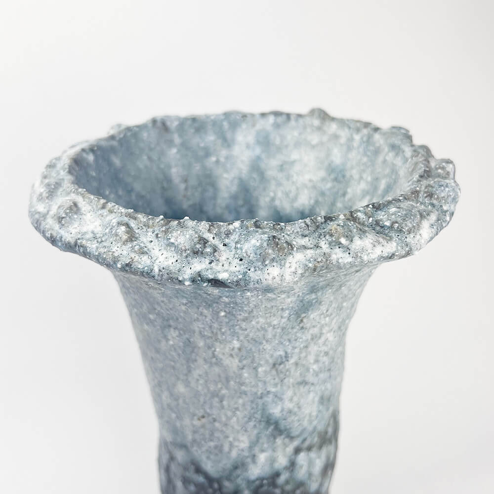 Shigaraki Trumpet Vase (13"H) image 3