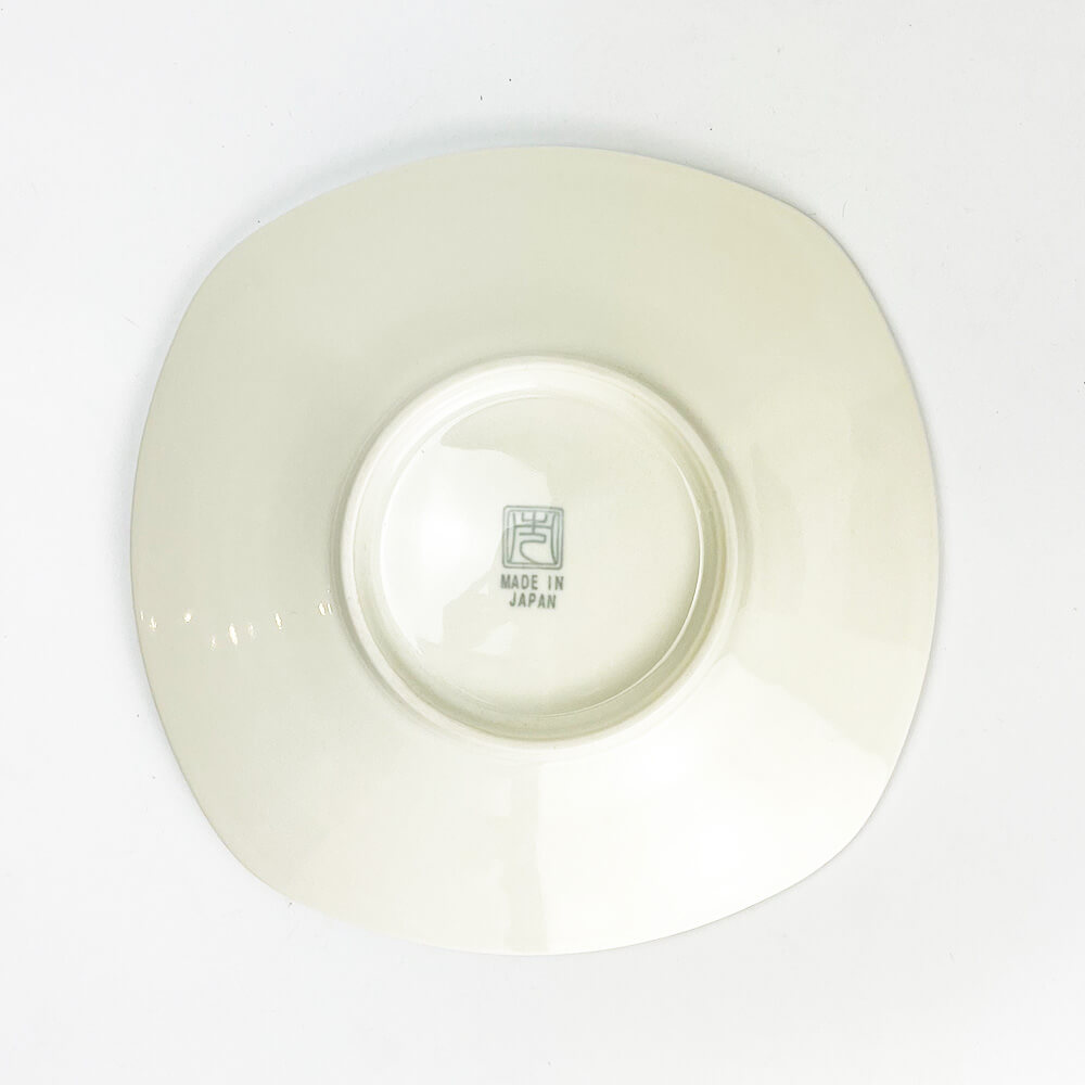 Blue and White Stripe Medium SQ. Plate (7.25"D) image 5