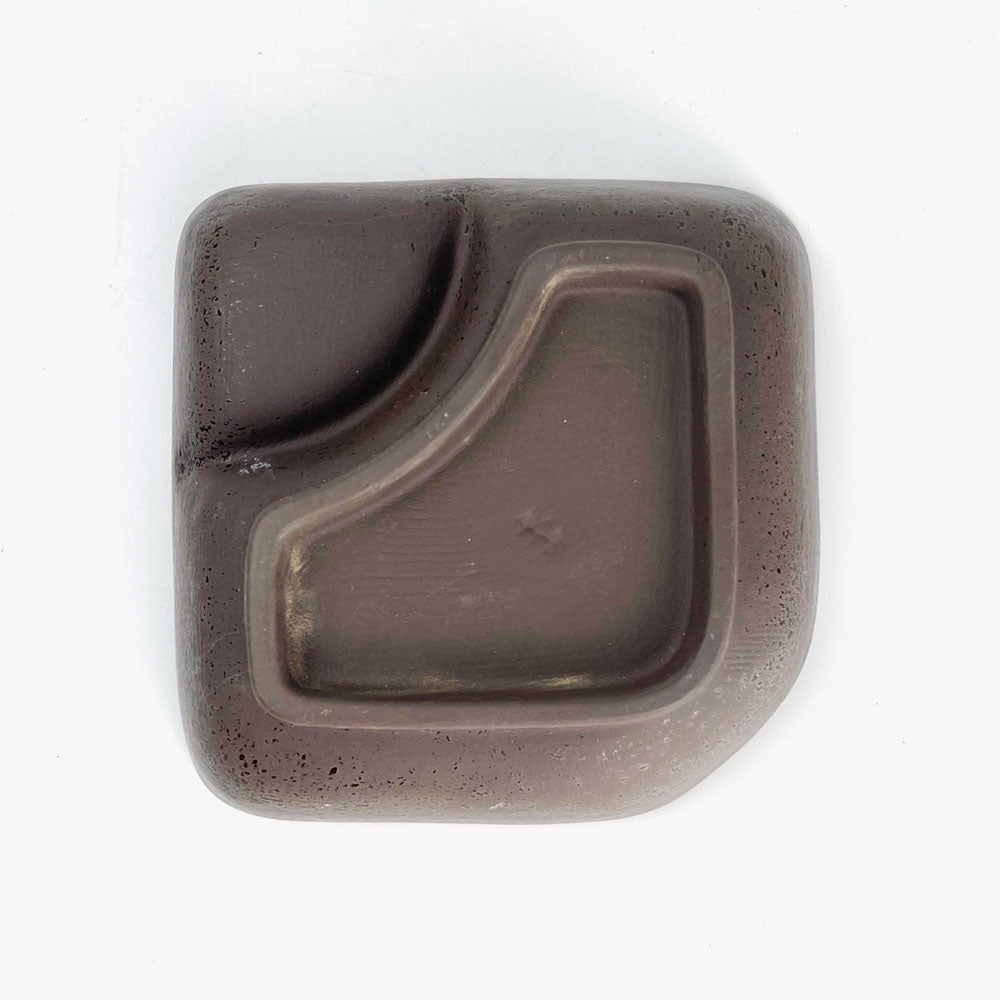 Seto-yaki Divided Dish Bizen Shino (4.5"x4.5") image 4