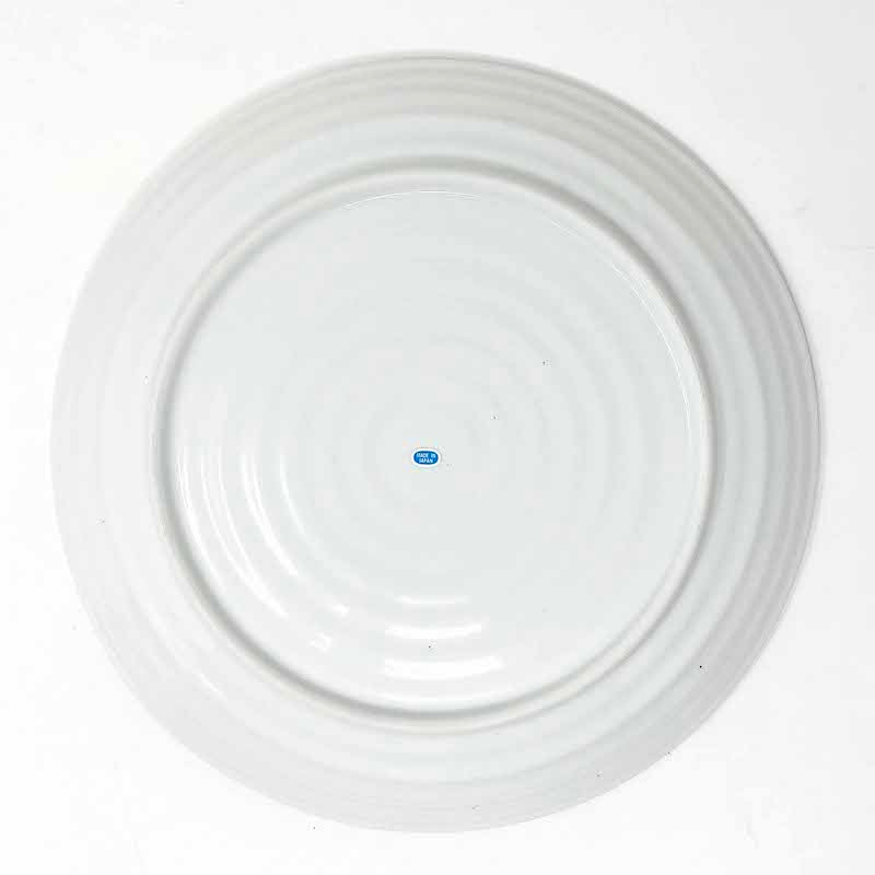 White Kobiki Plate  (11.5"D) image 4