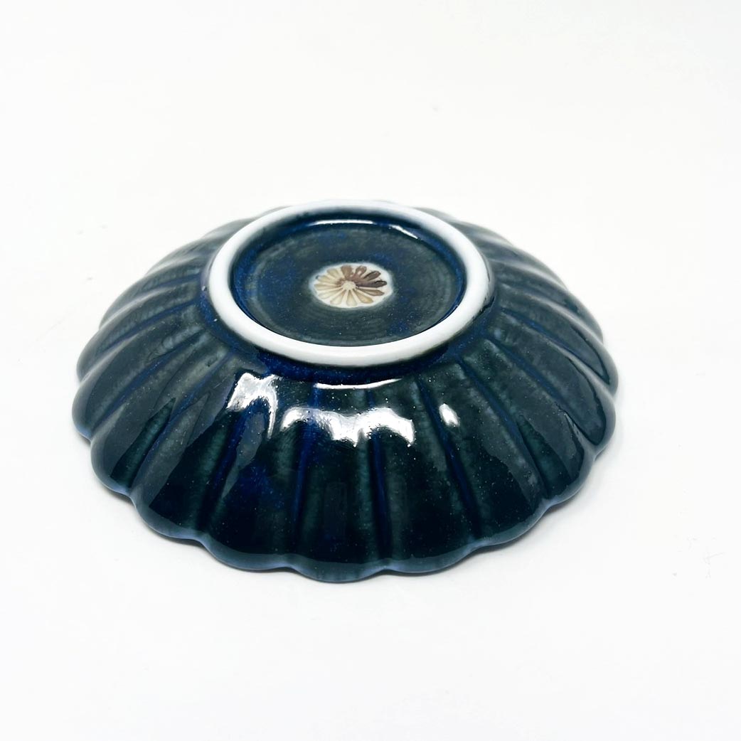 Rinka Navy Blue Sauce Dish (3.75"D) image 2