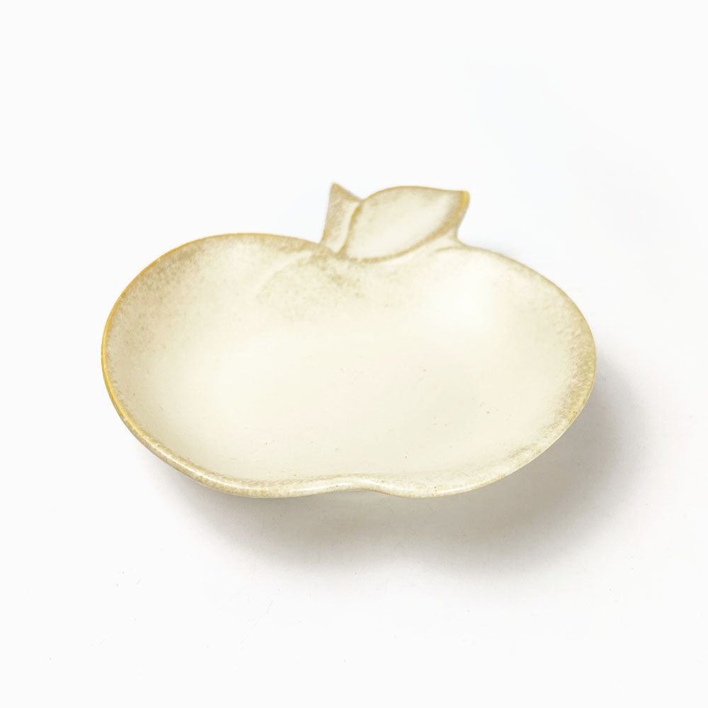 Small Dish Apple White (4" x 4.25") image 5