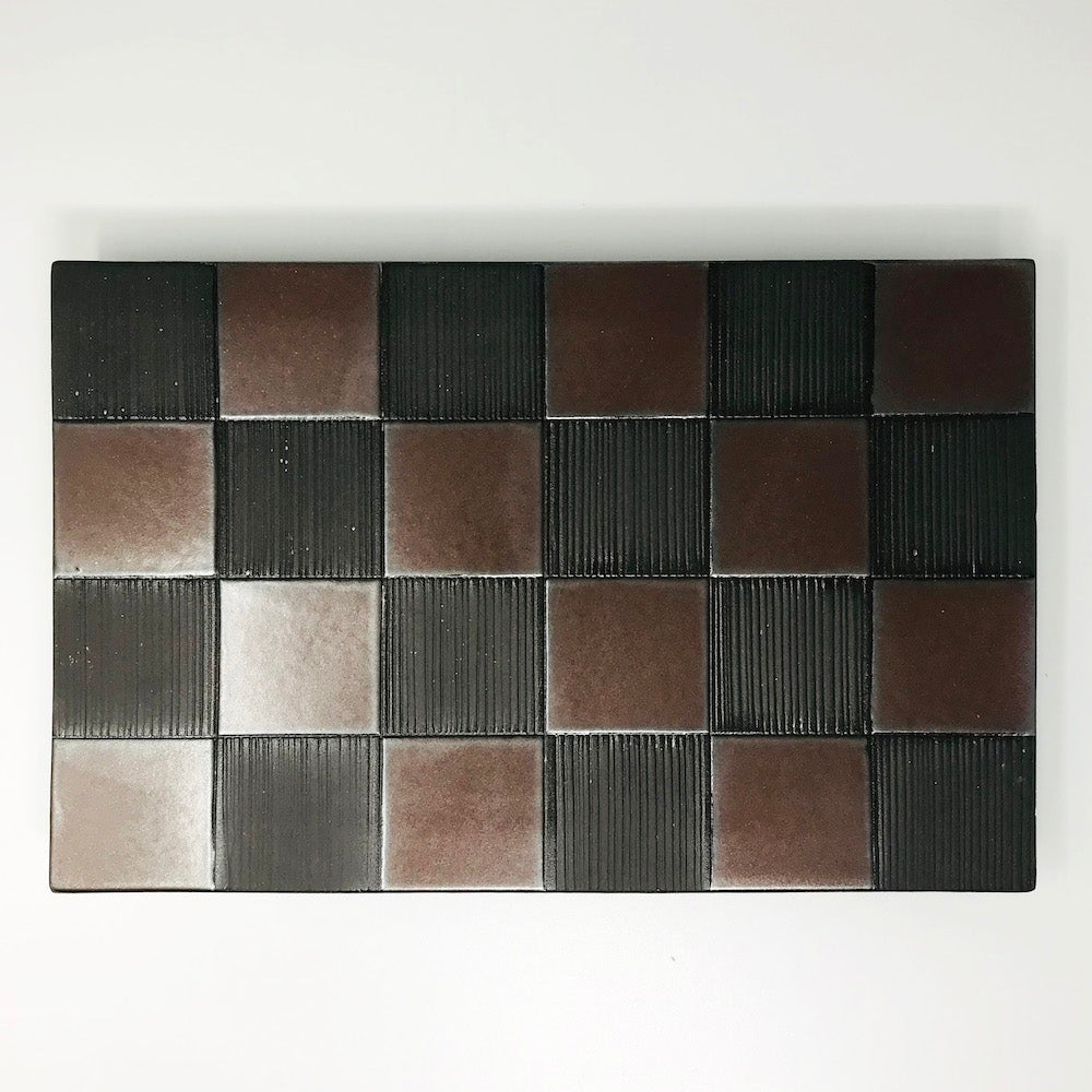 Footed Rec. Plate Ichimatsu (12.25"D) image 0