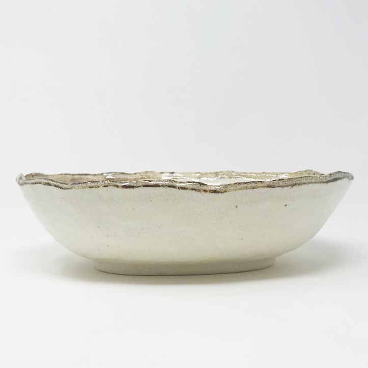 Oval Bowl Shiro Karatsu (10" x 6.5") image 3