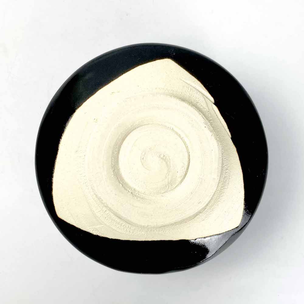 Matcha Bowl Blue Namako (4.5"D) image 3