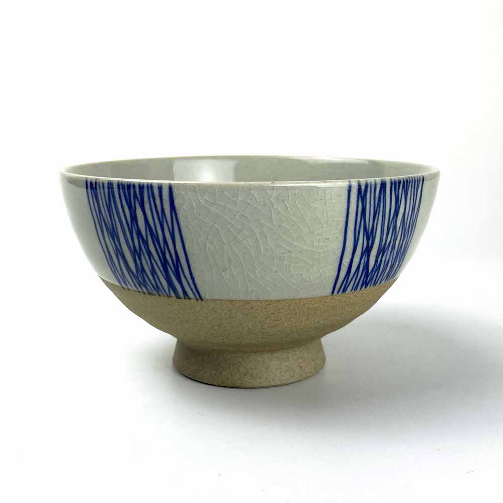 Arita Rice Bowl Fuchi Tokusa (5"D) image 0