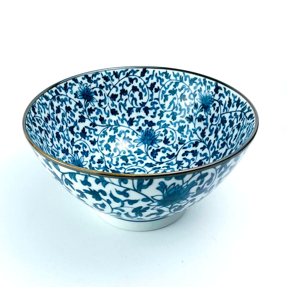 Arita Hana Karakusa Bowl (7"D) image 5