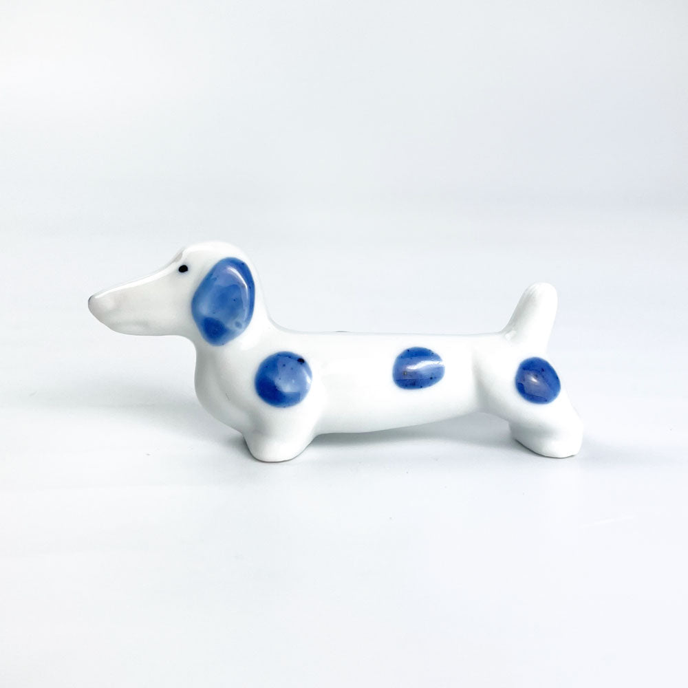 Chopstick Rest Dog Blue (3" x 0.75") image 2