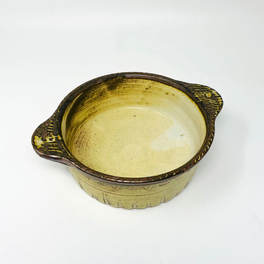 Oven safe Gratin Dish Small by Masayoshi Wakui (5.5"D) image 0