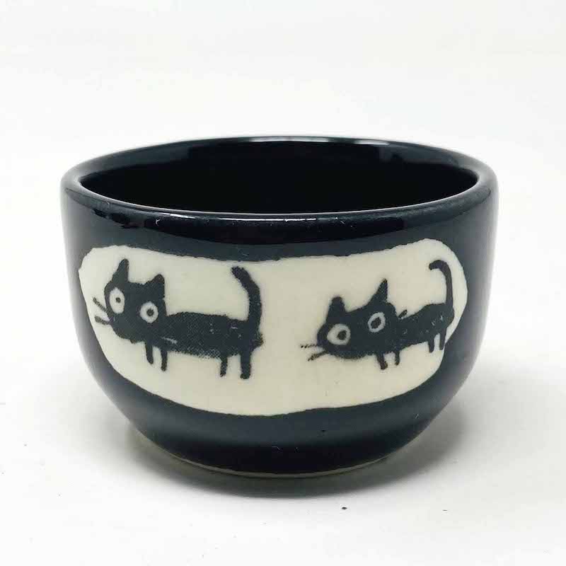 Sake Set 1:2 Cat/Black image 6