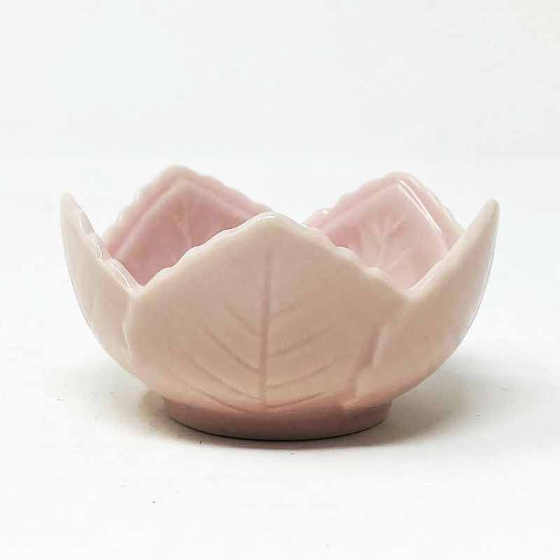 Small Dish Leaf Pink (2.5"D) image 1