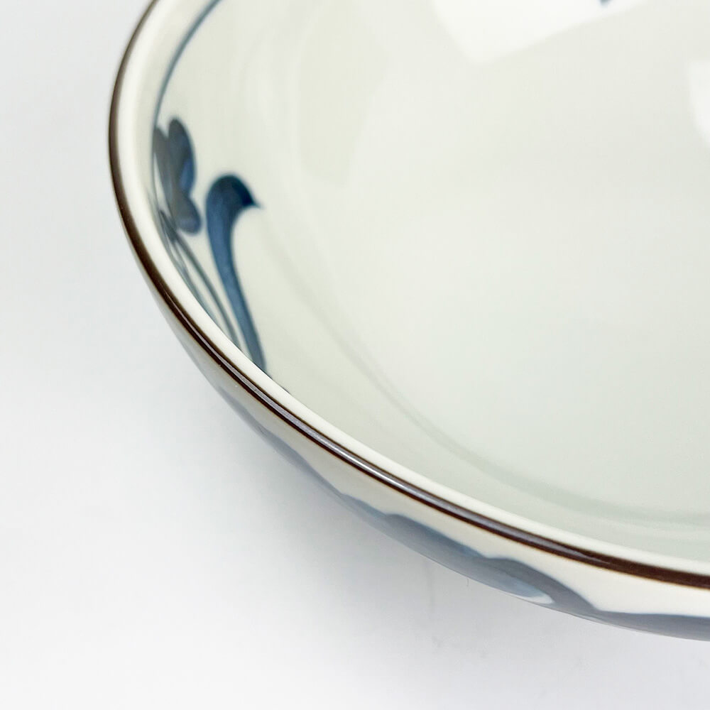 Blue Flower Ramen Bowl (8.25"D) image 5