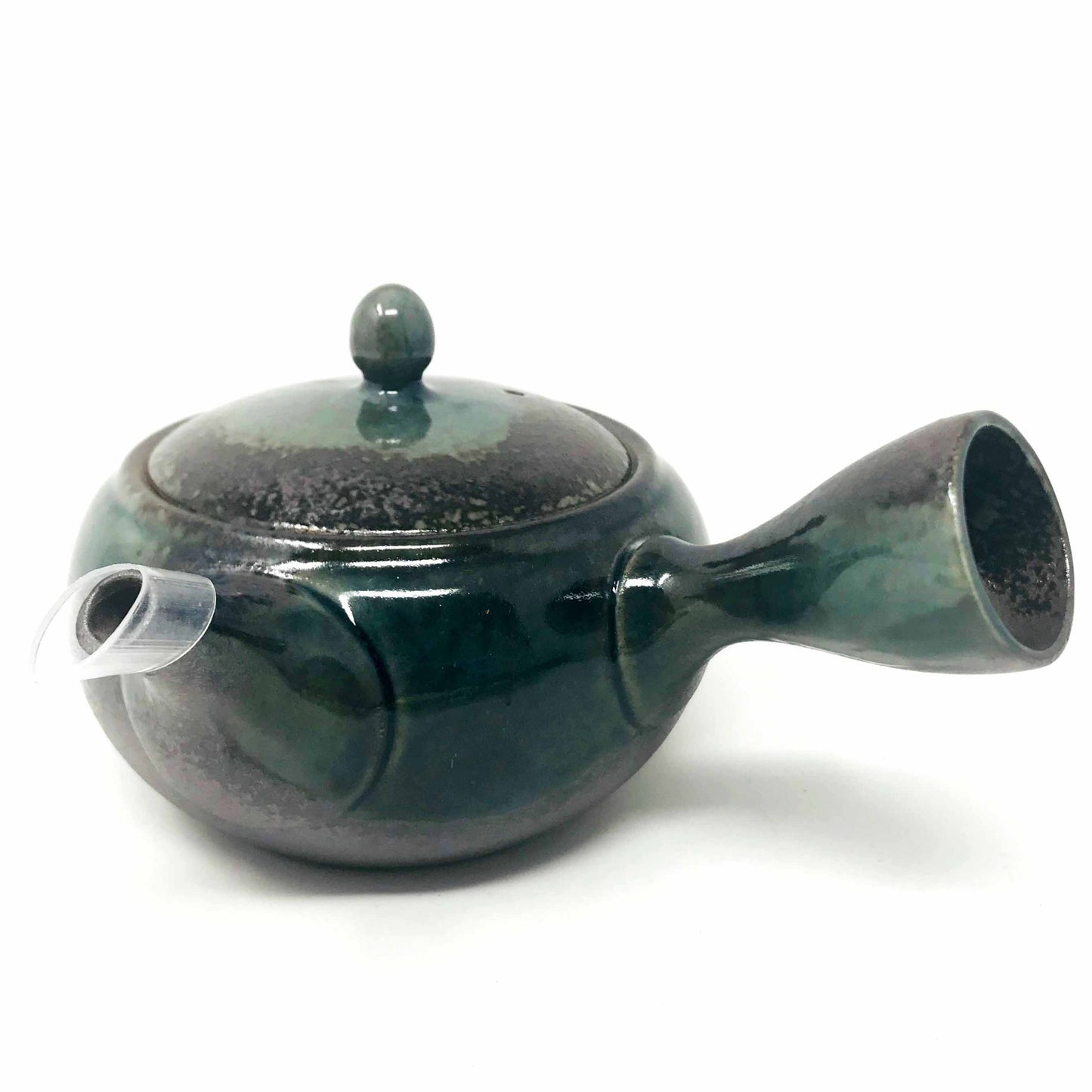 Tokoname Tea Pot 黒灰釉平丸 (380ml) image 4
