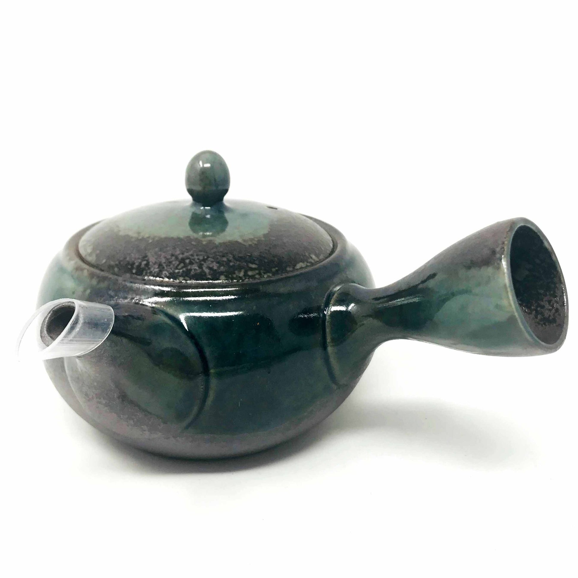 Tokoname Tea Pot 黒灰釉平丸 (380ml) image 4