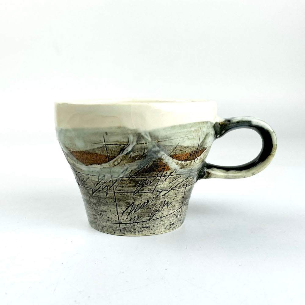 Cup and Saucer Senkoku White (5oz) image 7