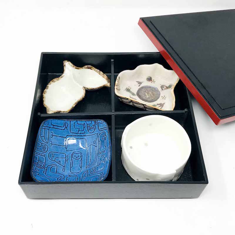 Shokado Bento Box 松花堂弁当 (10"D) image 3