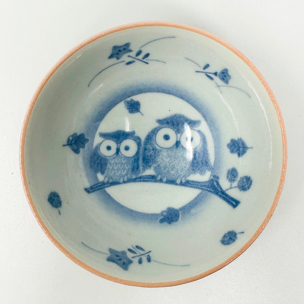 Owl Pink Rice Bowl (4.5"D) image 4