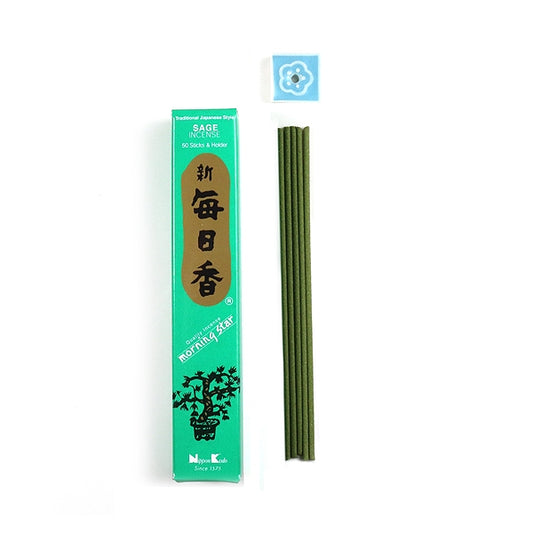 Nippon Kodo Incense -Morning Star- Sage (50sticks) image 0