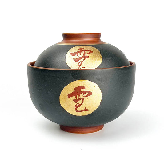 Cov.Bowl Setsugeka Kinmon (12.5 oz) image 0