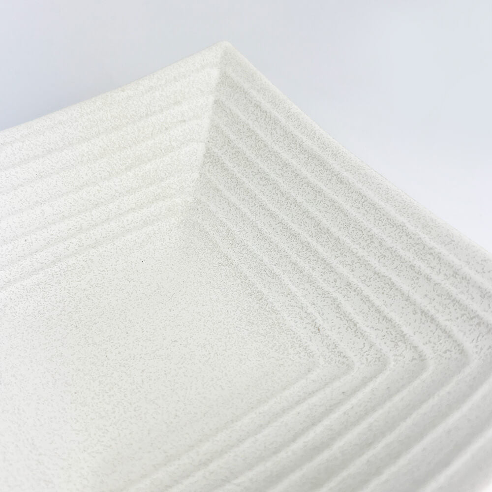 SQ. Shallow Bowl White (7.25"D) image 4