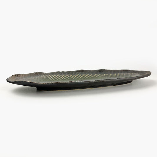 Rec. Plate Ibushi Kinsai Oribe (13" x 5.25") image 1