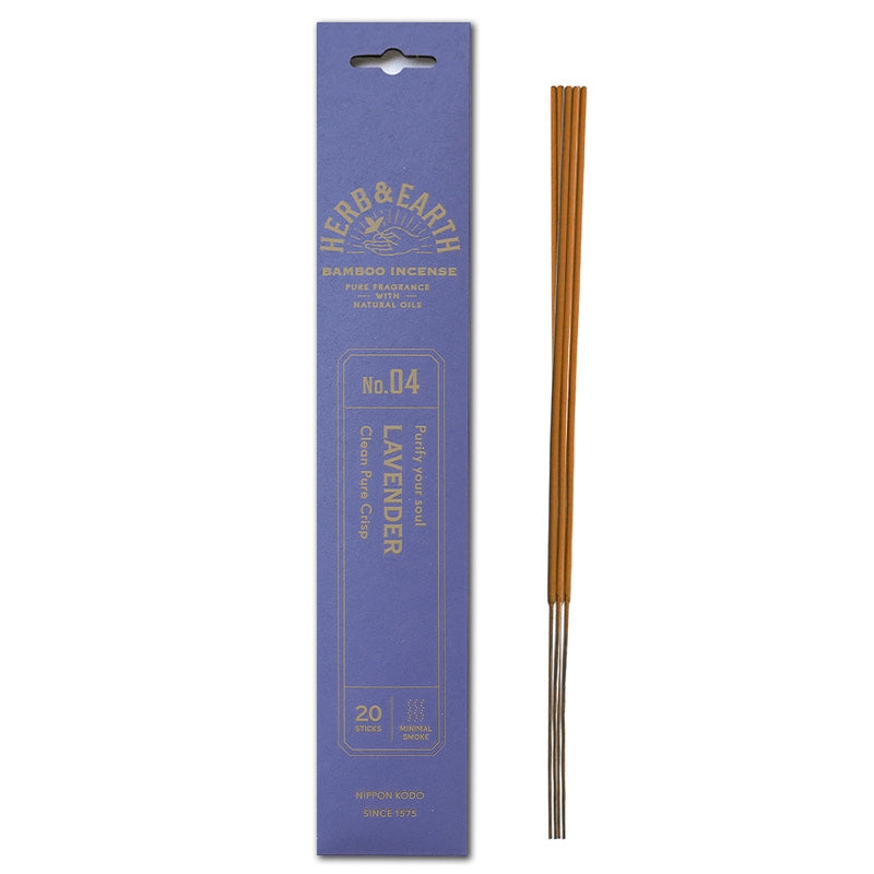 Nippon Kodo Herb & Earth Incense - Lavender (20 sticks) image 0