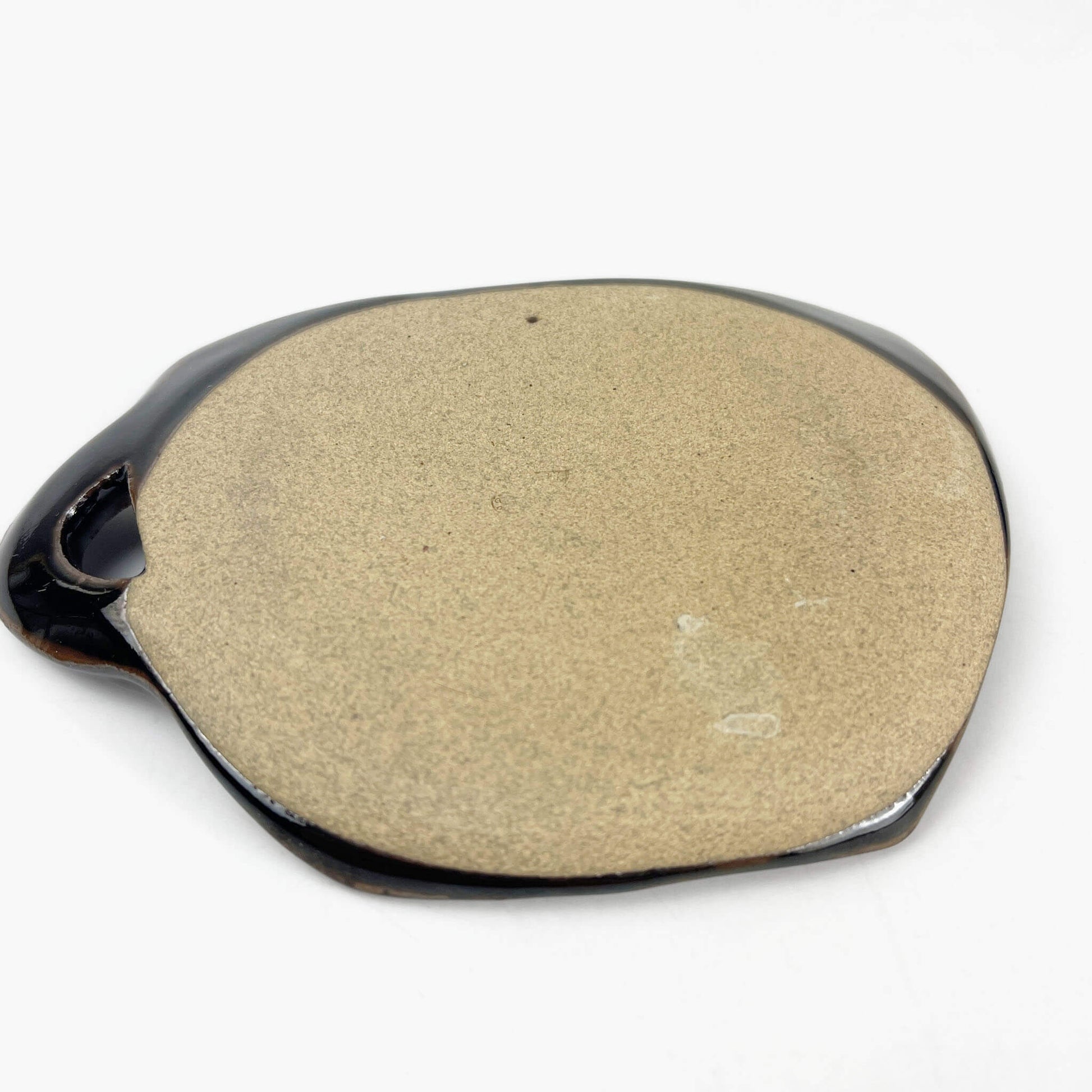 Mamezara Dish Mug Brown (4.25" x 3") by Keishuugama image 4