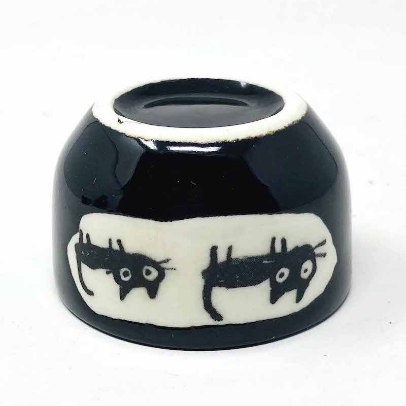 Sake Set 1:2 Cat/Black image 4