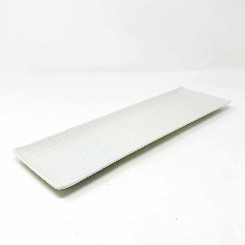 Rec.Plate Kushime White (13"x 4") image 0