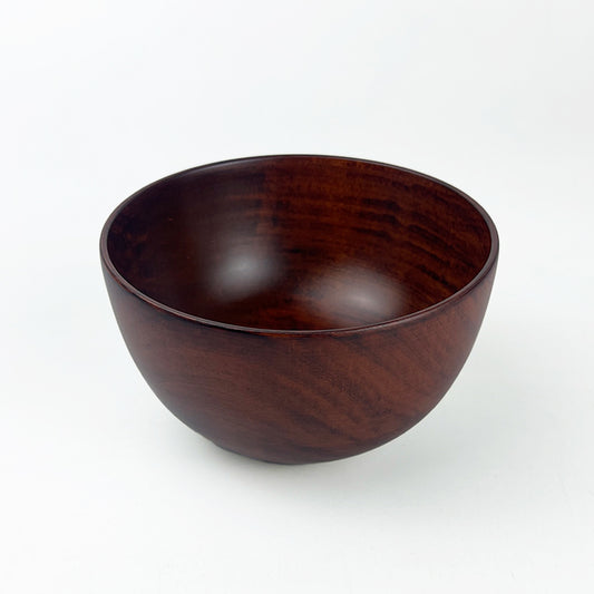 Wooden Soup Bowl Sakura Brown (4.5"D) image 0