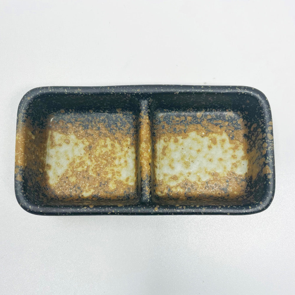 Condiment 2 Div. Dish Dark Brown (4.25"x 2.25") image 5