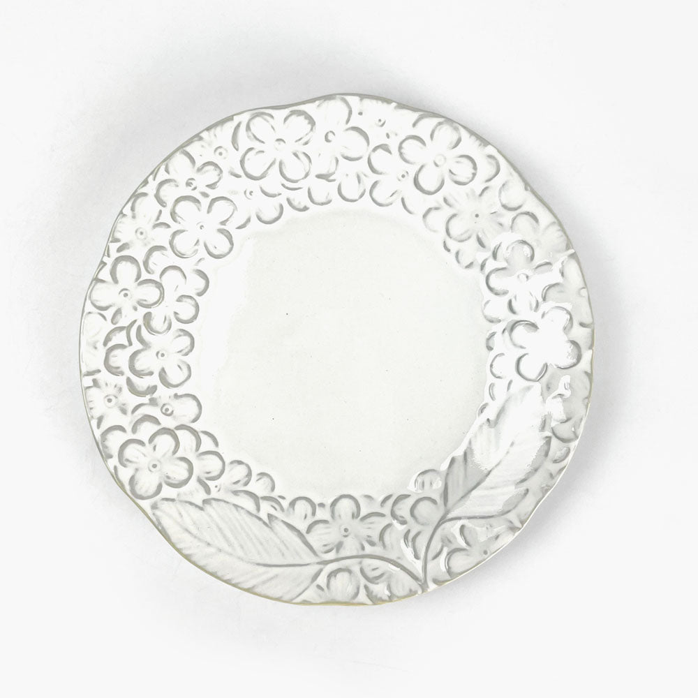 Small Plate White Hido (5.25"D) image 6