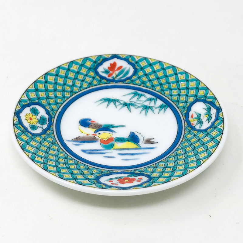 Kutani Dish Ducks 鴛鴦 (3.75"D) image 1