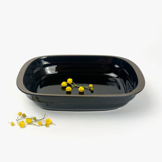 Oven Safe Gratin Dish Black (5" x 7.25") image 0