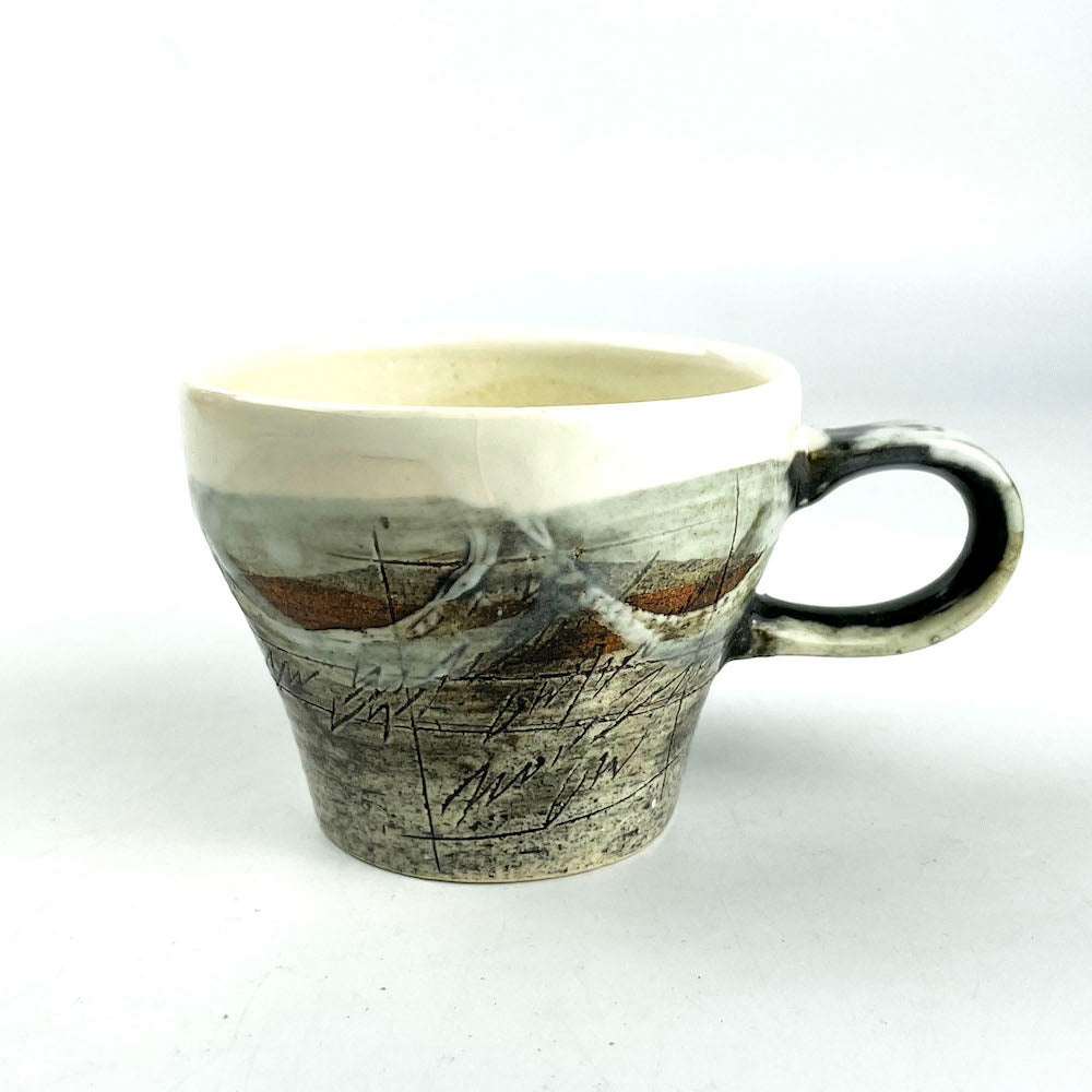 Cup and Saucer Senkoku White (5oz) image 8