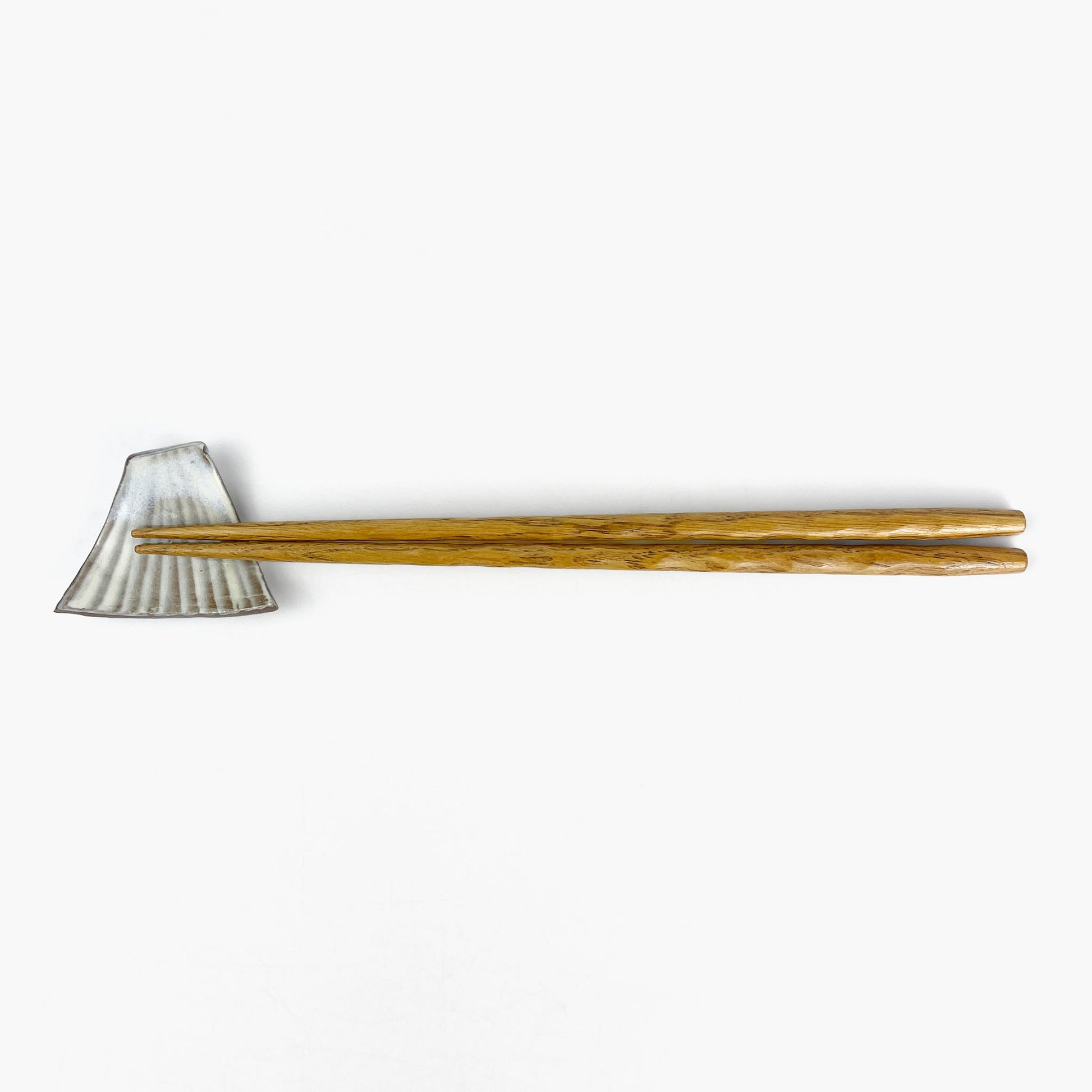 Chopstick Rest Fuji White (2.25" x 1.75") by Keishugama image 0