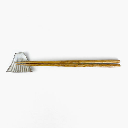 Chopstick Rest Fuji White (2.25" x 1.75") by Keishugama image 0