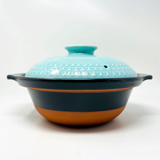 Donabe Cooking Pot Light Blue 9 go (11"D) image 0