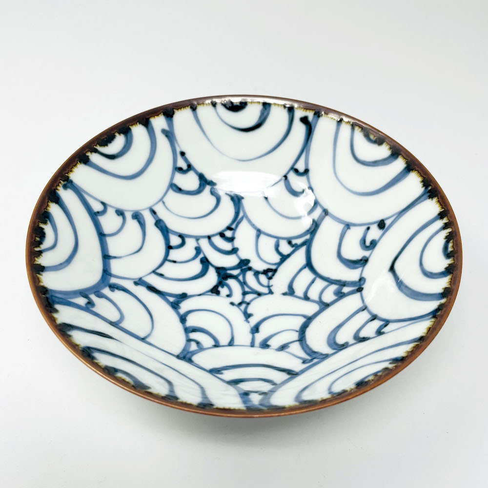 Arita Shallow Bowl Persian Blue (6"D) image 7