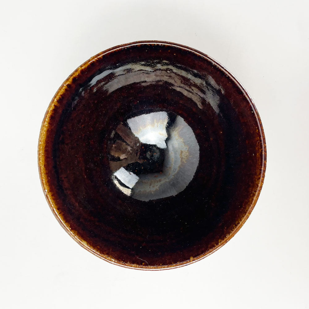 Tetote Small Bowl Brown (4.5"D) by Keishuugama image 4