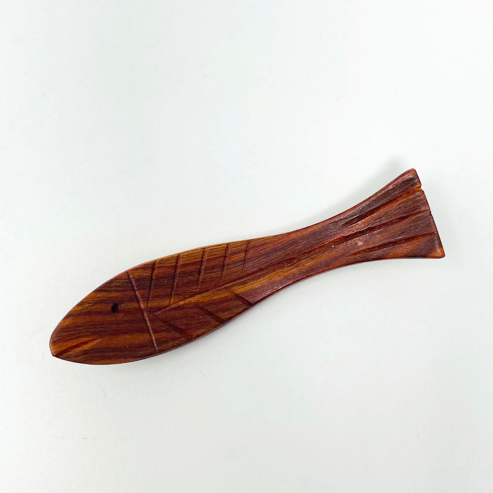 Wooden Chopstick Rest Fish  (3") image 5