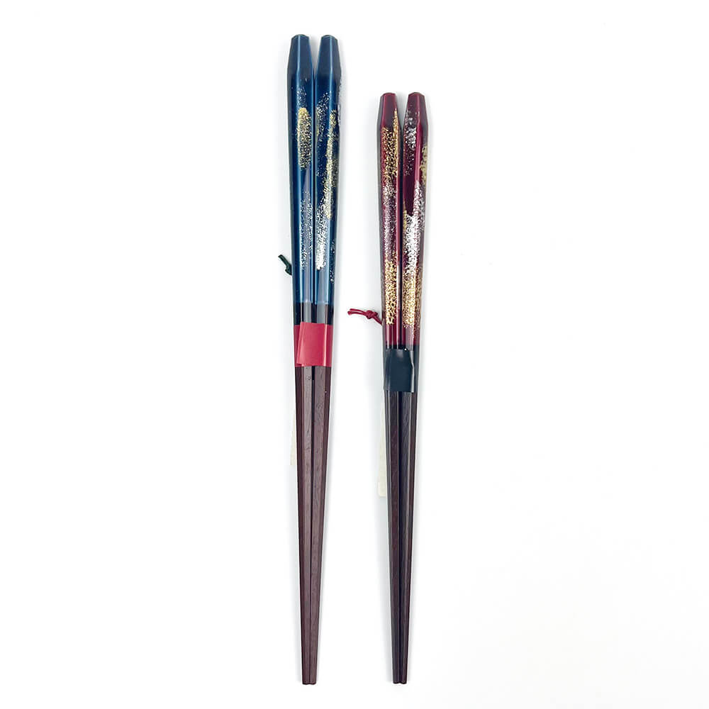 Wakasa-nuri Pair Chopsticks Set Hanabi (9" and 8.25") image 5