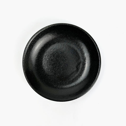 Plate Small Black (5.25"D) image 0