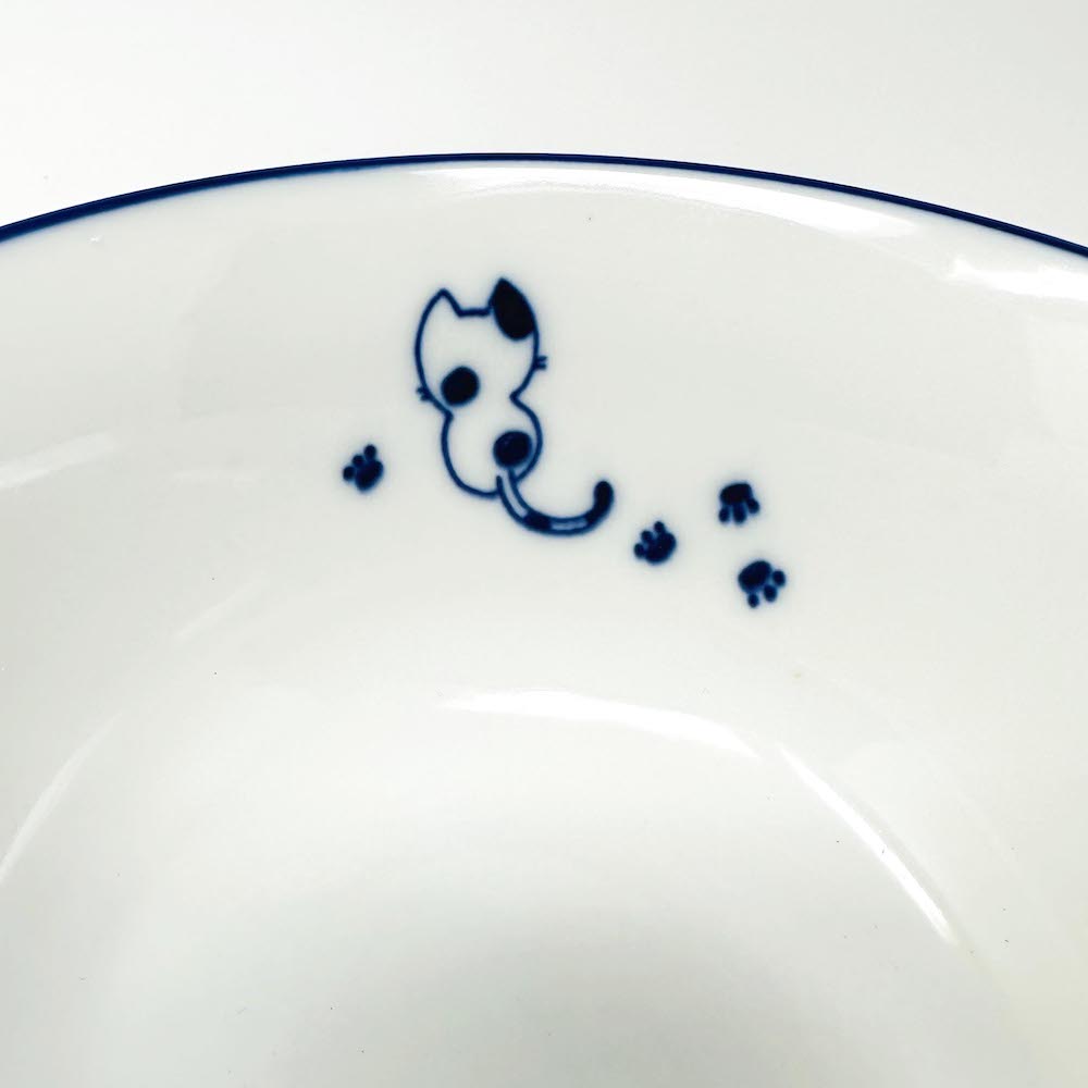 Navy Blue Cat Tayo Bowl (6 "D) image 3