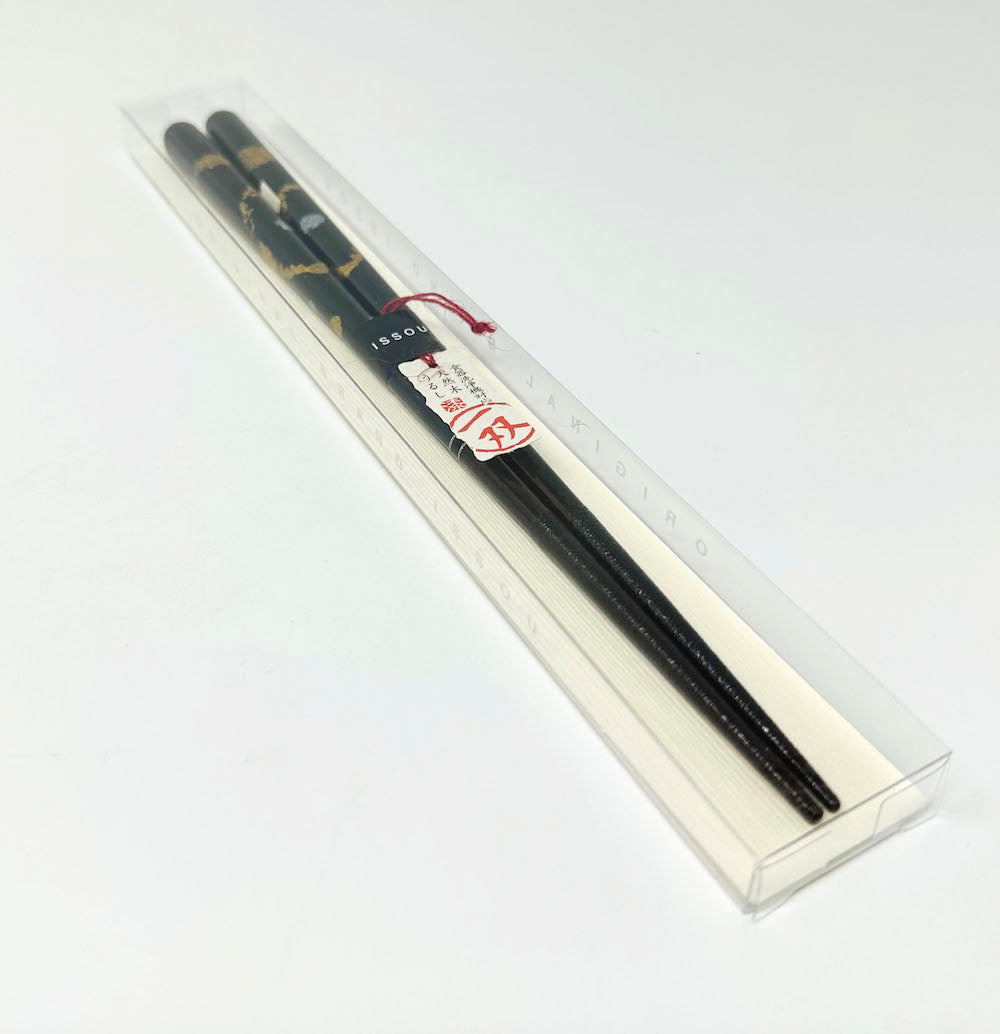 Wakasa-nuri Chopsticks Issou Enbu 炎舞(9"L) image 1